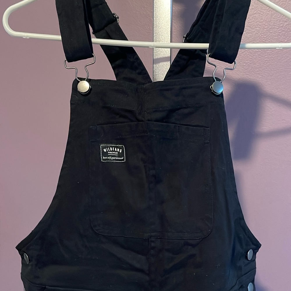 WILDFANG NWT shorts overalls black XS